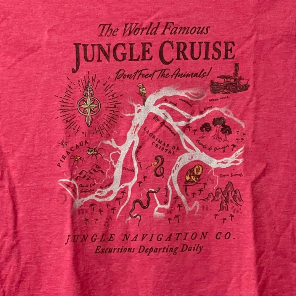 NWOT Jungle Cruise Pink Kids T-Shirt